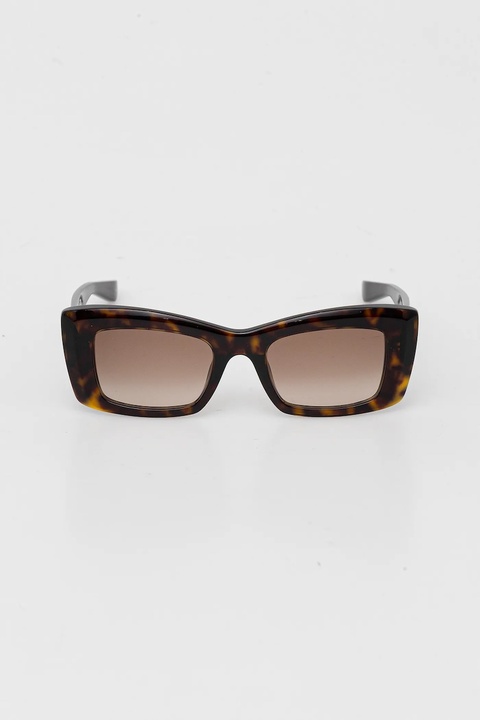 Alexander McQueen okulary przeciwsłoneczne damskie kolor brązowy AM0526S - zdjęcie produktu nr 2