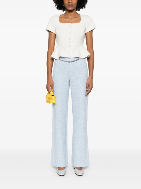 Maje tweed trousers - Blue - zdjęcie produktu nr 2
