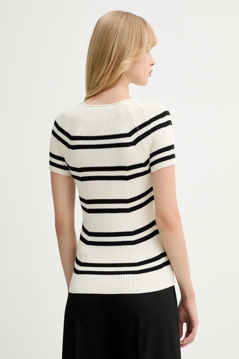 MAX&Co. sweter damski kolor beżowy lekki z półgolfem 2526366051200 - zdjęcie produktu nr 1