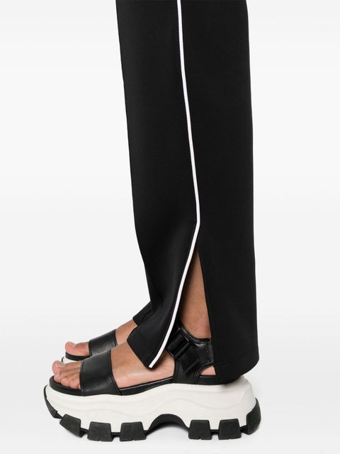 Moncler appliqué-logo track pants - Black - zdjęcie produktu nr 2