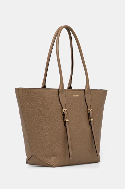 MICHAEL Michael Kors torebka skórzana kolor beżowy 30R5G9OT7L - zdjęcie produktu nr 1