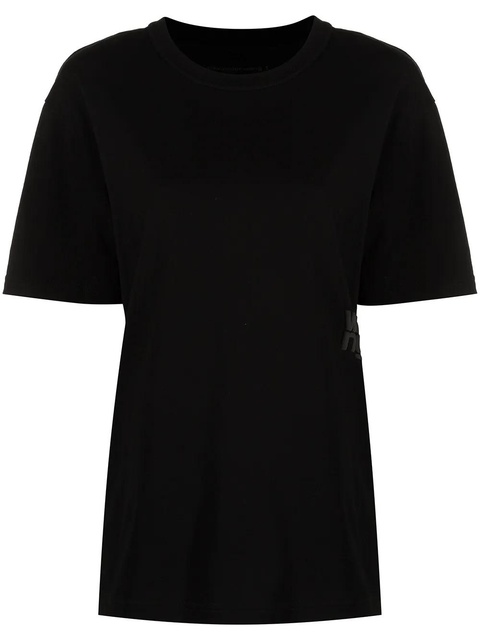 Alexander Wang rubberised logo cotton T-shirt - Black - zdjęcie produktu nr 1