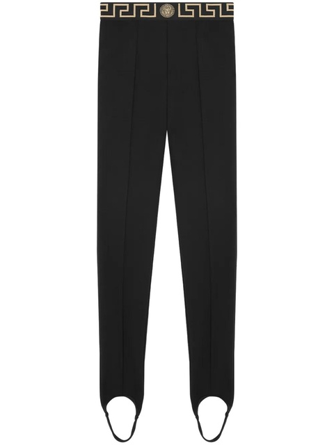 Versace Greca Border stirrup leggings - Black - zdjęcie produktu nr 1