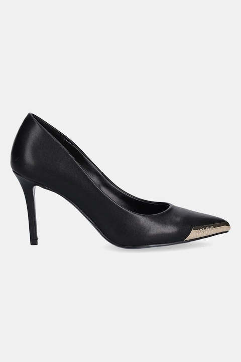 Versace Jeans Couture szpilki skórzane kolor czarny 79VA3S50 ZP127 899 - zdjęcie produktu nr 1