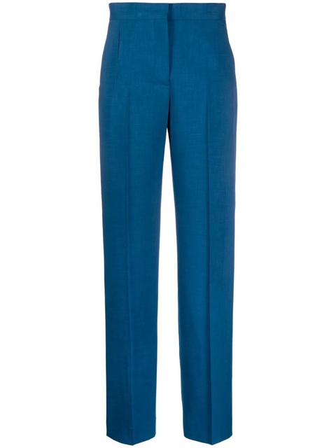 Tory Burch tailored melange trousers - Blue - zdjęcie produktu nr 1