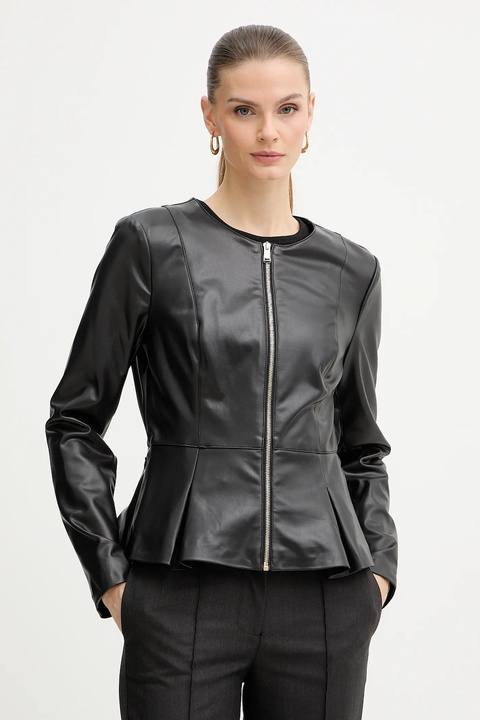 Guess marynarka WILLOW kolor czarny jednorzędowa gładka W5BL59 K8S30 - zdjęcie produktu nr 1