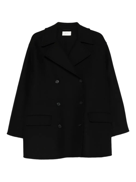The Row Azuron double-breasted coat - Black - zdjęcie produktu nr 1