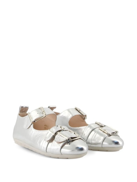 Simone Rocha buckle-detail ballet flats - Grey - zdjęcie produktu nr 1