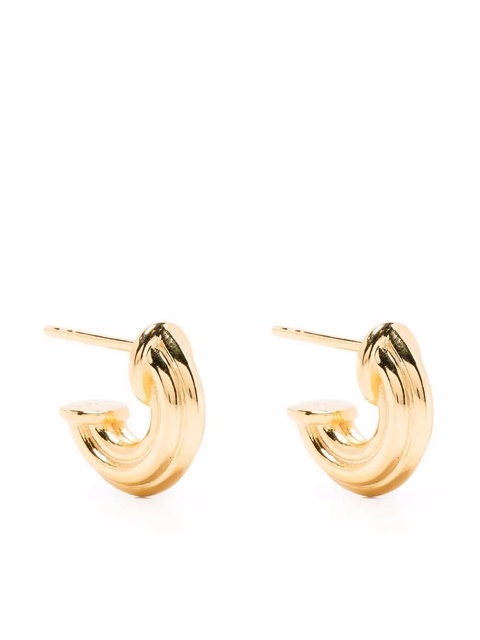 Missoma ridge hoop huggies - Gold - zdjęcie produktu nr 1