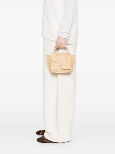 ATP Atelier Montalcino raffia tote bag - BEIGE - zdjęcie produktu nr 2