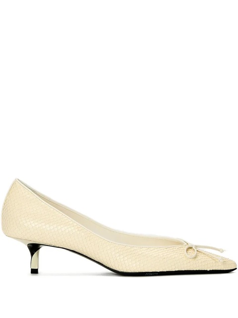 Jacquemus textured tourni pumps - Neutrals - zdjęcie produktu nr 1