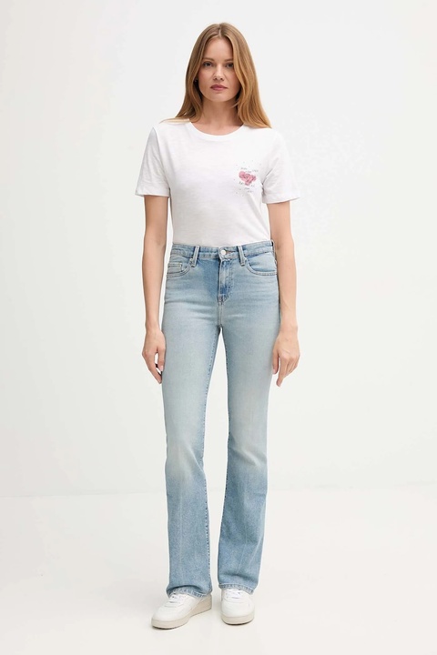 Pepe Jeans t-shirt bawełniany damski kolor biały PL5000021 - zdjęcie produktu nr 2