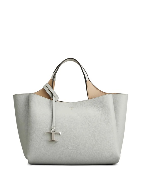 Tod's mini leather tote bag - Grey - zdjęcie produktu nr 1