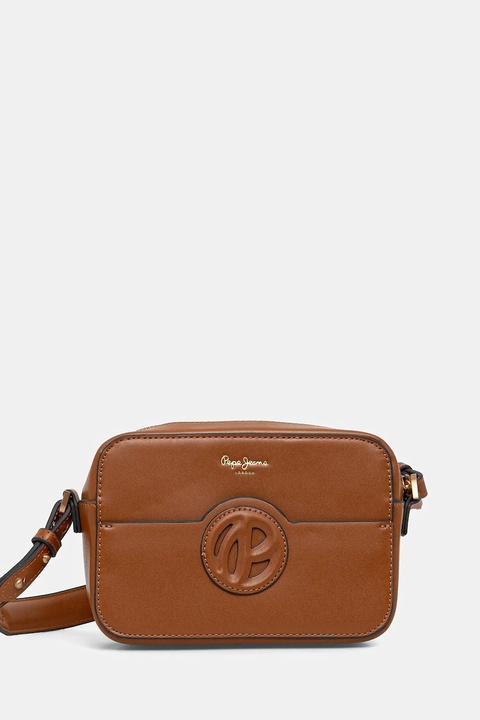 Pepe Jeans torebka kolor brązowy PL031662 - zdjęcie produktu nr 1