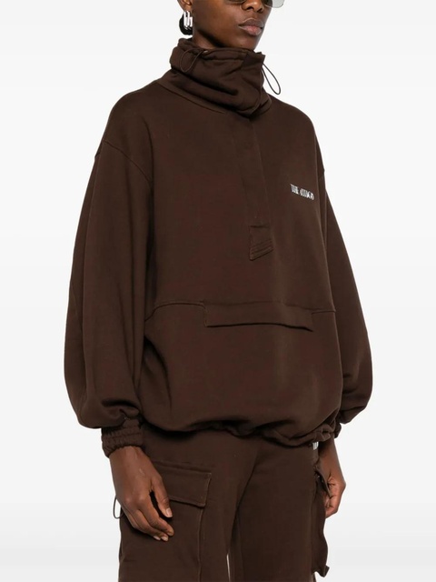 The Attico half zip-up jacket - Brown - zdjęcie produktu nr 2