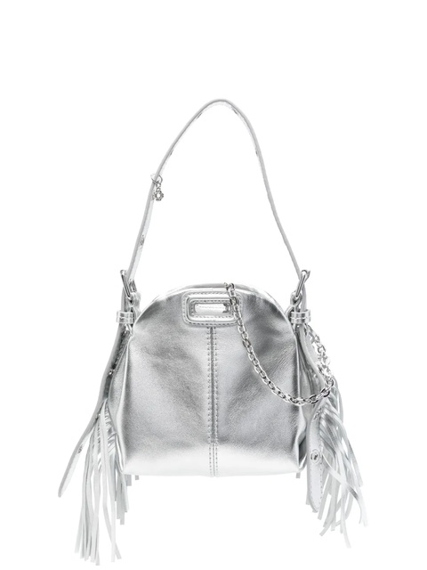 Maje Miss M metallic micro bag - Silver - zdjęcie produktu nr 1
