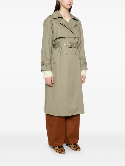 Maje double-breasted trench coat - Green - zdjęcie produktu nr 2