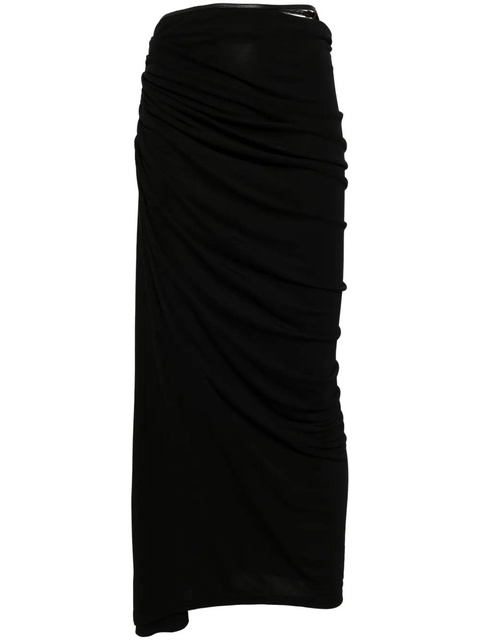 Christopher Esber draped maxi skirt - Black - zdjęcie produktu nr 1