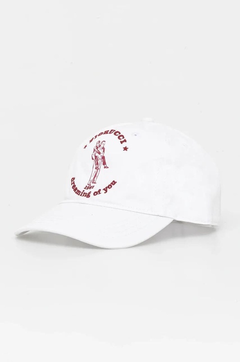 Fiorucci czapka z daszkiem bawełniana White Dreaming of You Baseball Cap kolor biały z aplikacją W02SMAHA135CO01WH03 - zdjęcie produktu nr 1