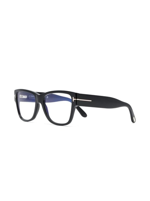 TOM FORD Eyewear cat-eye engraved-logo glasses - Black - zdjęcie produktu nr 1