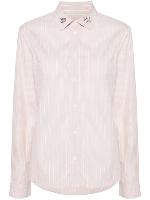 Zadig&Voltaire Cool Cat striped cotton shirt - Pink - zdjęcie produktu nr 1