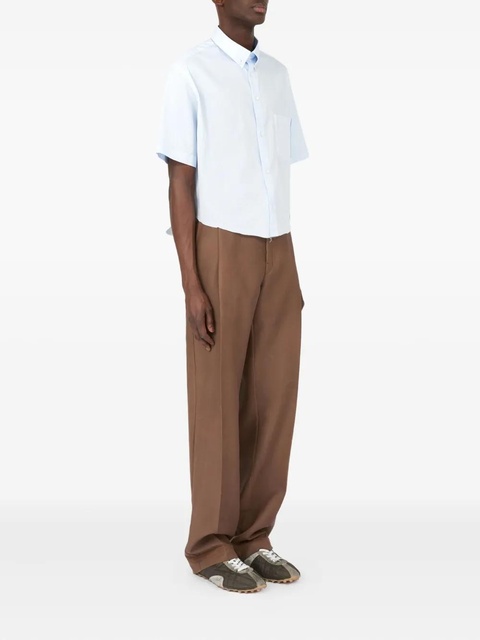 Maison Margiela cotton shirt - Blue - zdjęcie produktu nr 1