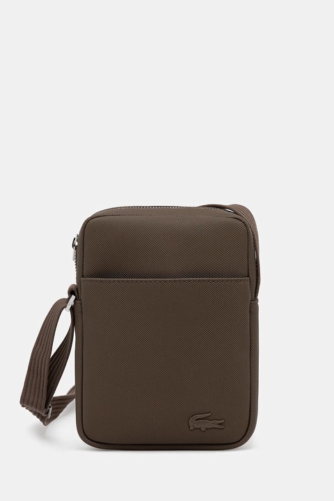 Lacoste saszetka kolor brązowy NH4422HC - zdjęcie produktu nr 2