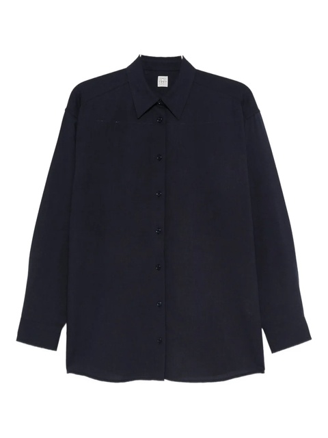 TOTEME Classic Fluid shirt - Blue - zdjęcie produktu nr 1