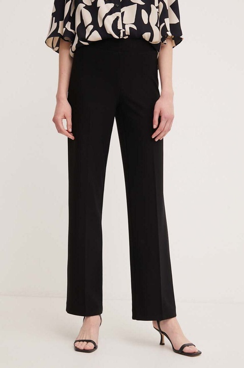 Joseph Ribkoff spodnie damskie kolor czarny proste high waist 153088 - zdjęcie produktu nr 1