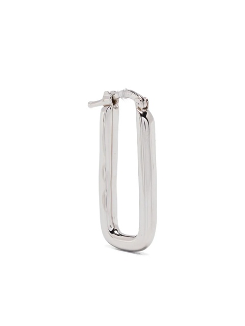 Jil Sander rectangle-frame earrings - Silver - zdjęcie produktu nr 1