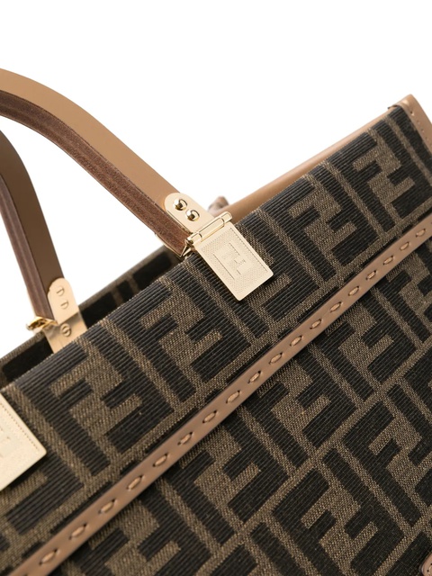 FENDI medium Sunshine tote bag - Brown - zdjęcie produktu nr 2