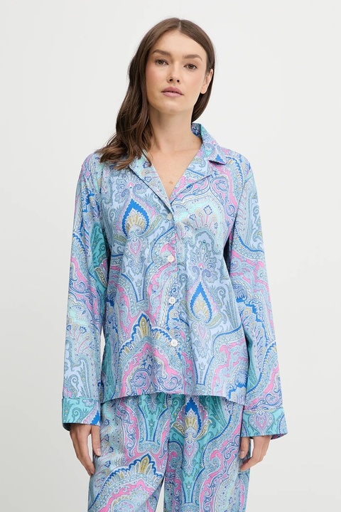 Lauren Ralph Lauren piżama damska kolor niebieski ILN92479 - zdjęcie produktu nr 2