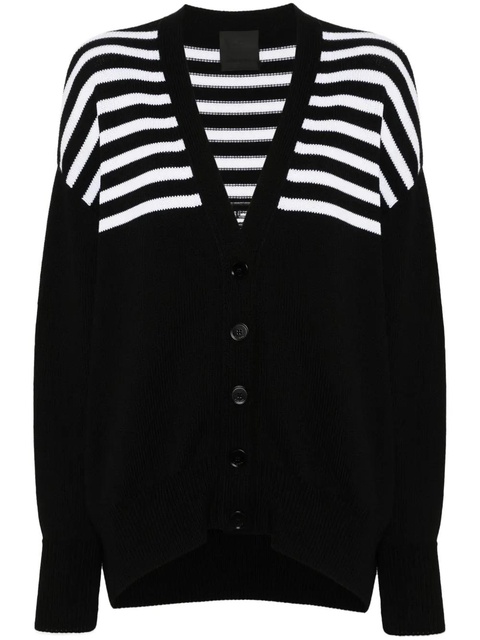 Givenchy 4G striped cardigan - Black - zdjęcie produktu nr 1