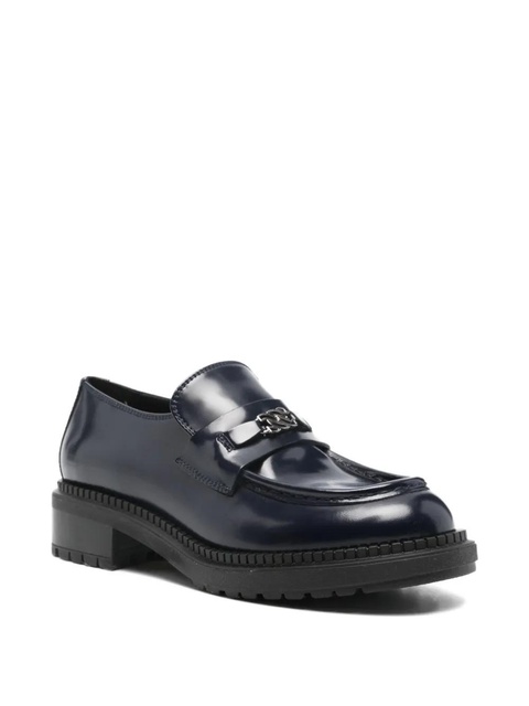 Casadei 40mm round-toe loafers - Blue - zdjęcie produktu nr 1