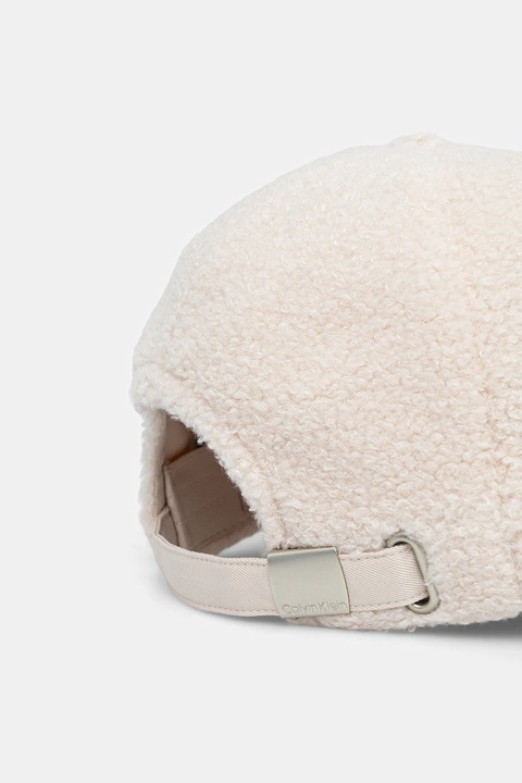 Calvin Klein czapka z daszkiem kolor beżowy LV04F5026G - zdjęcie produktu nr 2