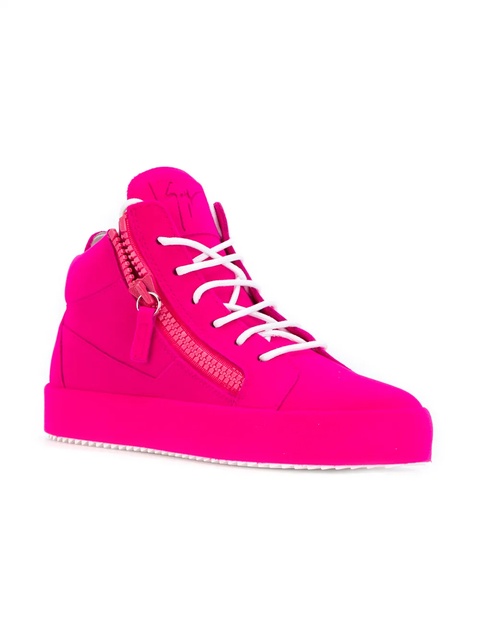 Giuseppe Zanotti The Unfinished hi-top sneakers - Pink - zdjęcie produktu nr 2