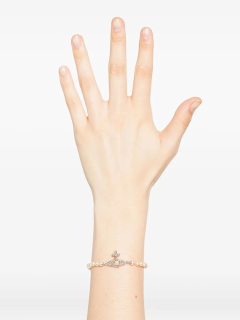 Vivienne Westwood pearl orb bracelet - Silver - zdjęcie produktu nr 1