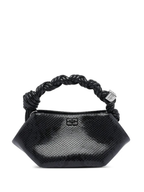 GANNI small twisted-handle shoulder bag - Black - zdjęcie produktu nr 1
