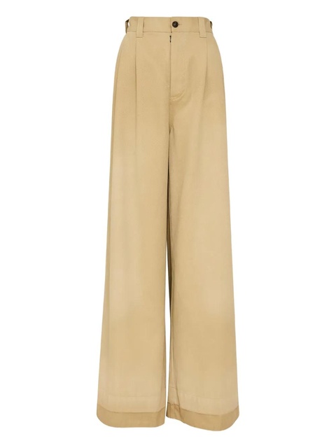 Maison Margiela wide-leg tailored trousers - Neutrals - zdjęcie produktu nr 1