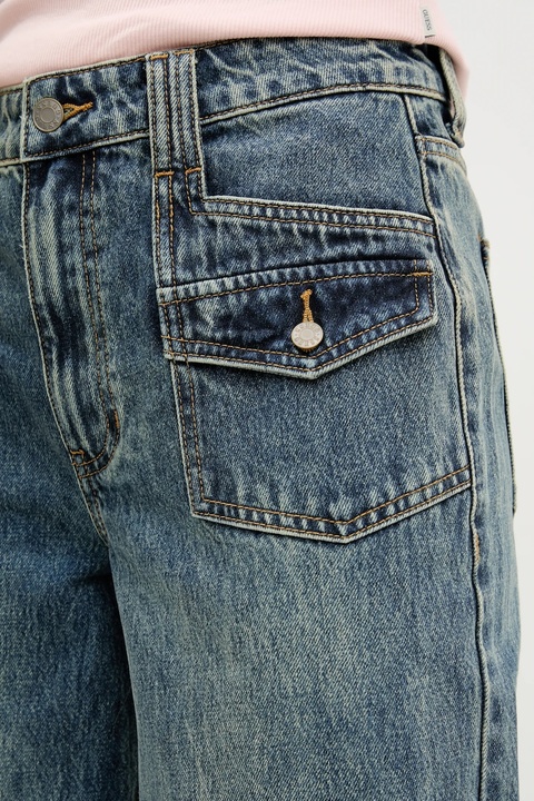 Guess Originals jeansy damskie kolor granatowy W5RG02 D4XYD - zdjęcie produktu nr 2