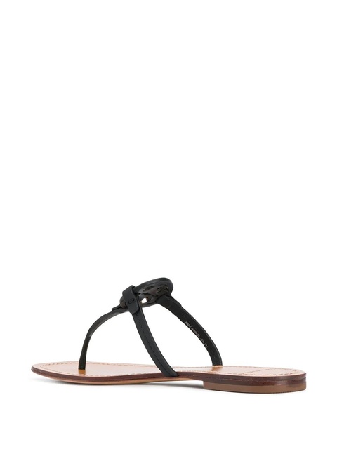 Tory Burch T-medallion flat sandals - Black - zdjęcie produktu nr 1