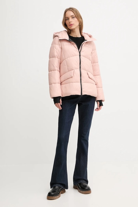 Geox kurtka SERILDA kolor różowy zimowa W5628F T3121 - zdjęcie produktu nr 2