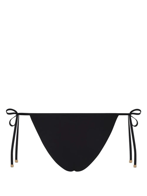Dolce & Gabbana logo-plaque side-tie bikini bottom - Black - zdjęcie produktu nr 2