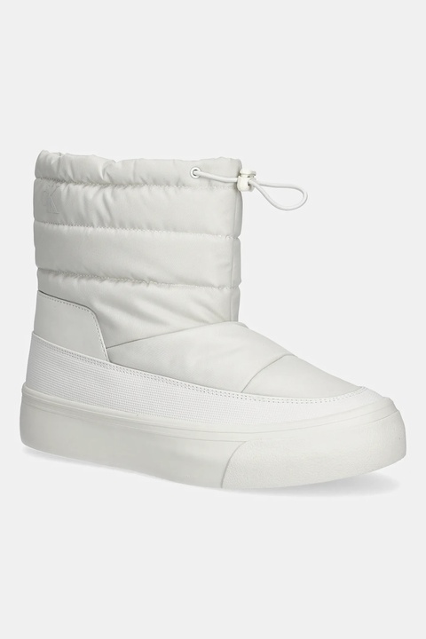 Calvin Klein śniegowce VULC FLATF SNOWBOOT NYLON kolor biały YW0YW01977 - zdjęcie produktu nr 1