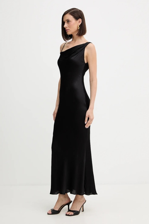 Twinset sukienka kolor czarny maxi rozkloszowana 252TP2360 - zdjęcie produktu nr 2