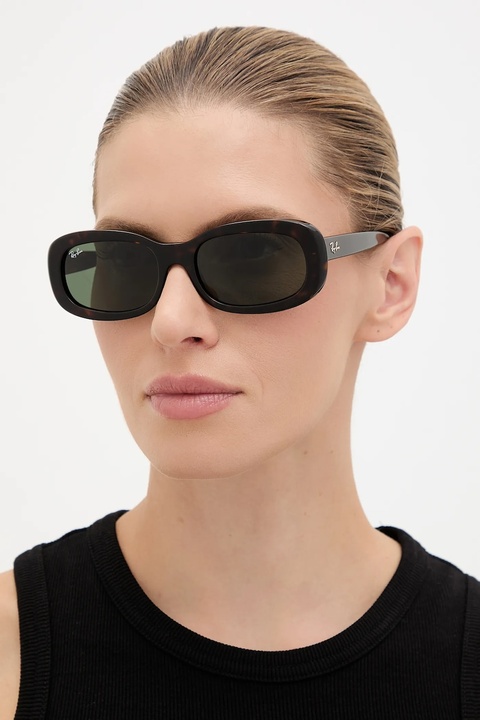 Ray-Ban okulary przeciwsłoneczne damskie kolor czarny 0RB2221 - zdjęcie produktu nr 1