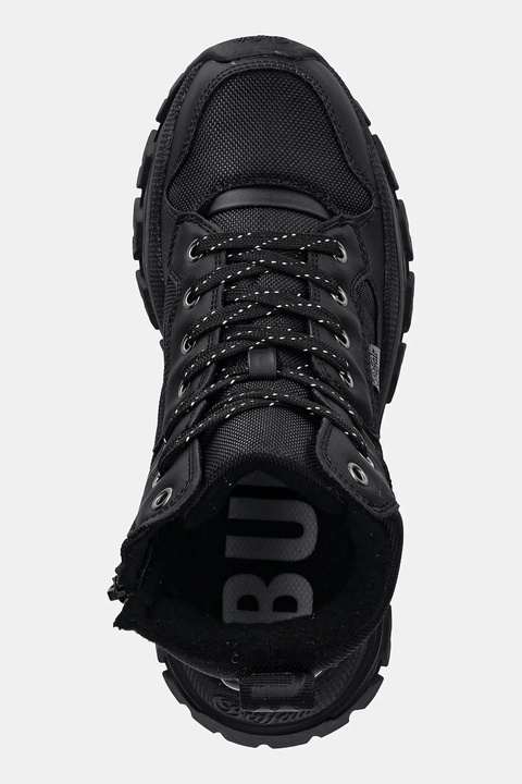 Buffalo sneakersy Lola Lace Up Com Hi damskie kolor czarny na platformie 1631066-BLK - zdjęcie produktu nr 1