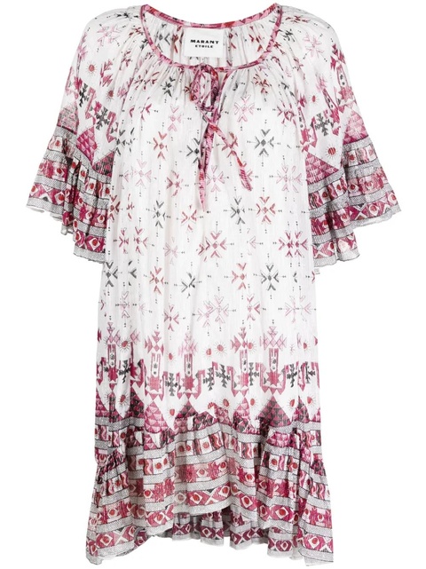 MARANT ÉTOILE Loane mini dress - White - zdjęcie produktu nr 1