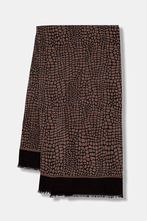 Joop! chusta damska kolor brązowy wzorzysta 30048376 - zdjęcie produktu nr 1