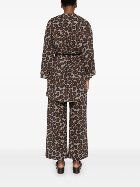 Nanushka animal-print blouse - Grey - zdjęcie produktu nr 2
